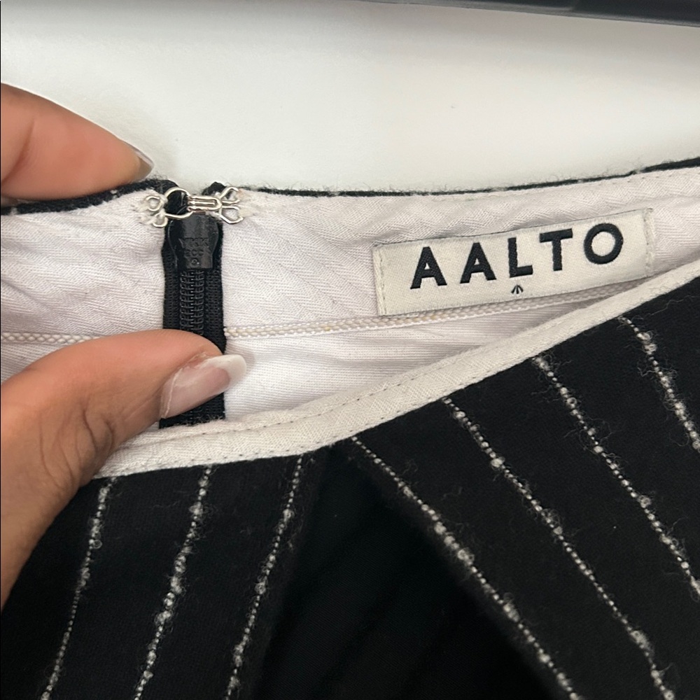 AALTO Striped Mini Length Skirt - Picture 6 of 9